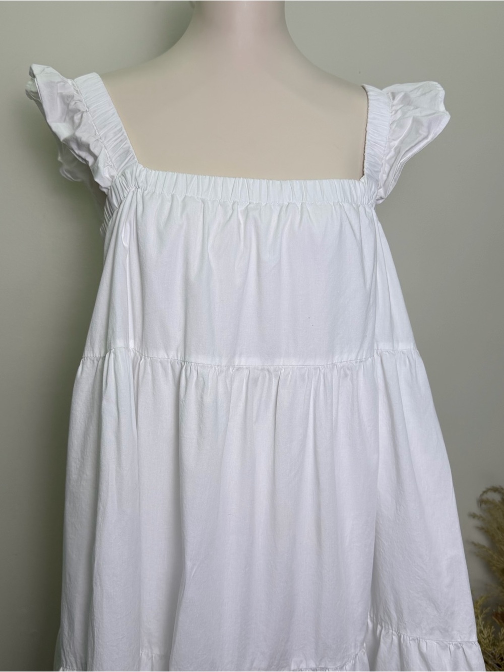 Crown & Ivy Rainbow Ric Rac Trim Tiered Dress Size Large Cotton - Picture 2 of 10